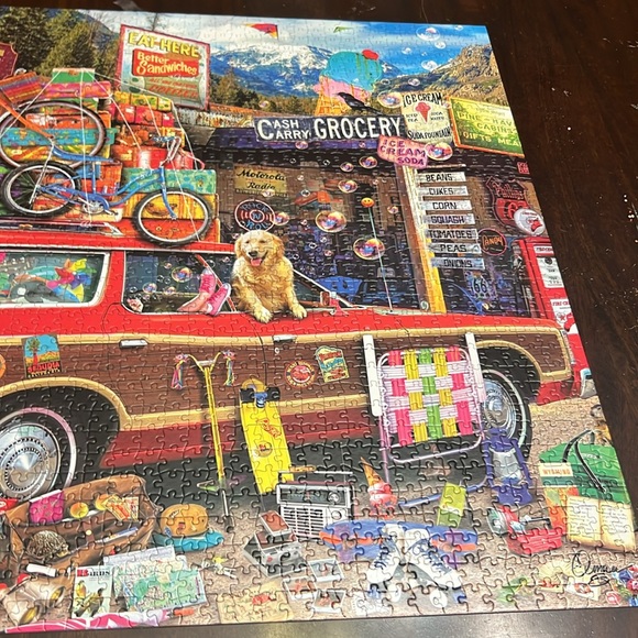 Buffalo Aimee Stewart Family Vacation 2000 Piece Puzzle. Complete. - Picture 4 of 6